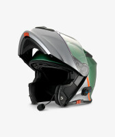 Moto Guzzi Modularer Helm mit BT - grün - Größe M