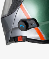Moto Guzzi Modularer Helm mit BT - grün - Größe M