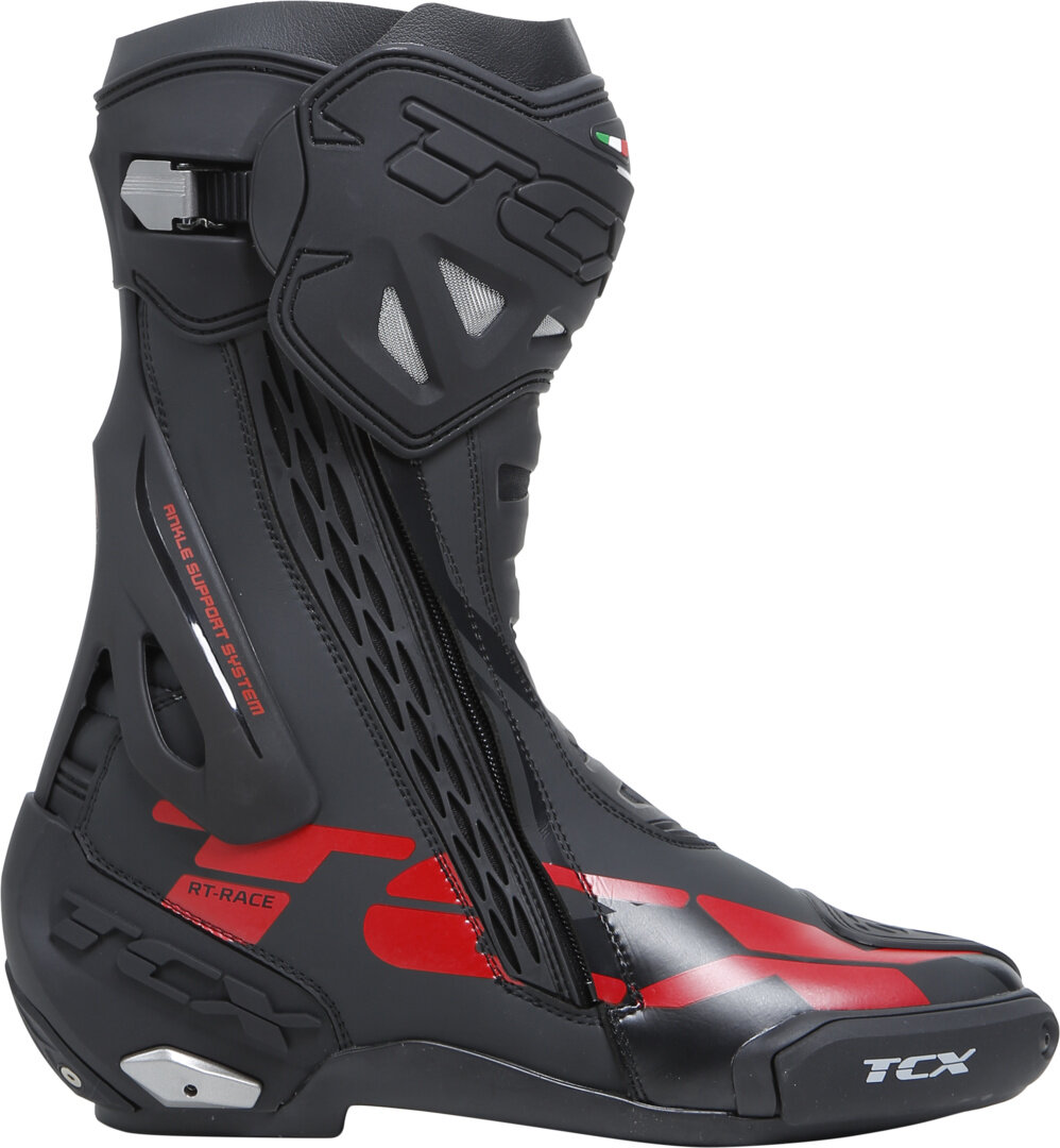 Stiefel RT-Race NGRR schwarz-grau-rot 41