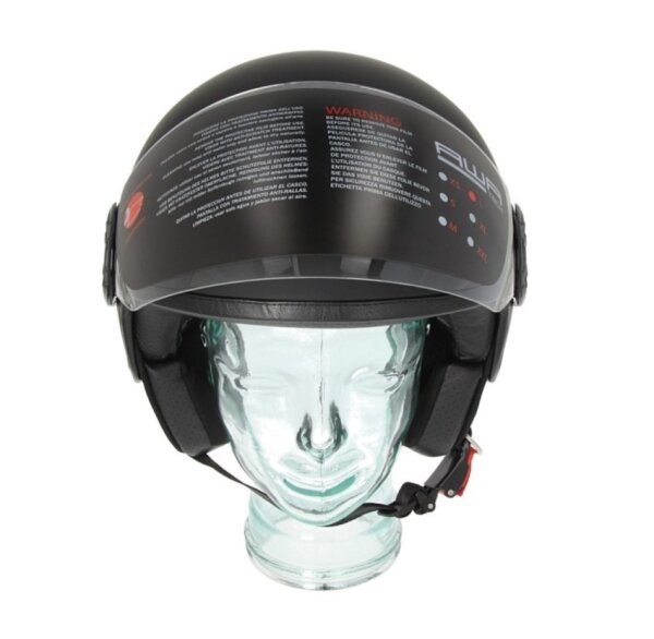 Piaggio AWA BASE-JET HELMET schwarz matt Gr.XL