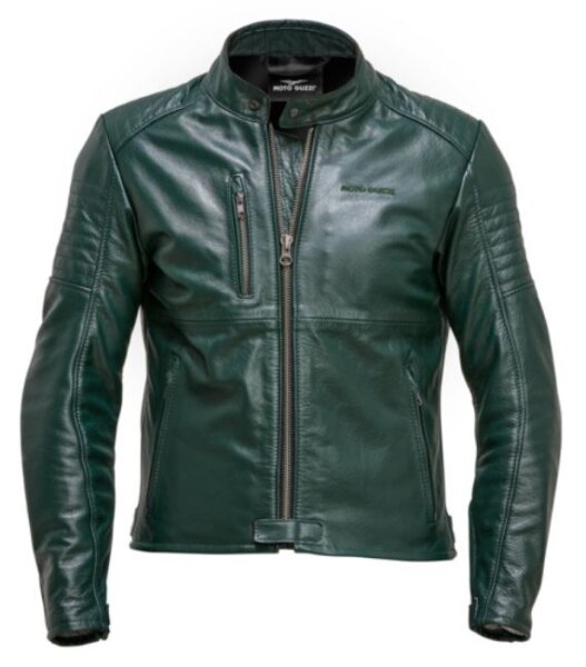 MG GREEN LEATHER JACKET Gr.56