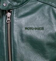 Moto Guzzi Lederjacke - Herren - grün- Größe XL