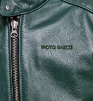 MG GREEN LEATHER JACKET Gr.58