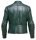 Moto Guzzi Lederjacke - Herren - grün - Größe 3XL