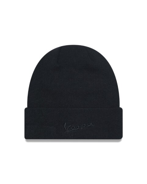 VESPA CUFF BEANIE schwarz