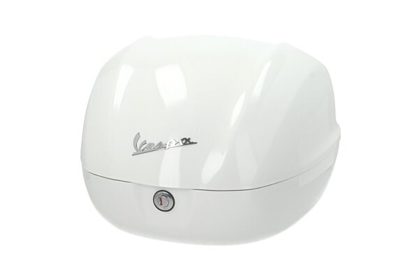 Vespa 32L Topcase lackiert - weiß (B04)