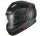 ROCC 810 Klapphelm mattgrau/rot XL