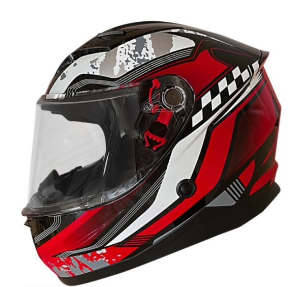 ROCC 42 Jr Integralhelm schw/rot Gr.50