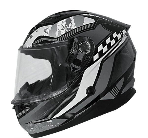 ROCC 42 Jr Integralhelm schw/grau Gr.48
