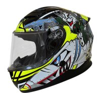 ROCC 42 Jr Integralhelm schw/n-gelb Gr. 52