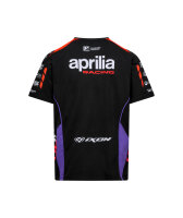 T-SHIRT - APRILIA RACING TEAM 2024 schwarz / neon-rot L