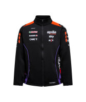 SWEATSHIRT - APRILIA RACING TEAM 2024 schwarz/ neon-rot XXXXL