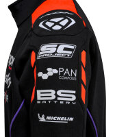 SWEATSHIRT - APRILIA RACING TEAM 2024 schwarz/ neon-rot XXXXL