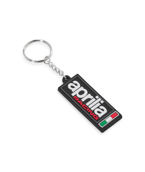 Aprilia Gummi Schlüsselanhänger Racing Lifestyle 2024 - rot/weiß - 50x25cm