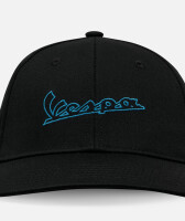 Vespa Basecap -  schwarz - Einheitsgröße