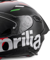 Aprilia Integralhelm - schwarz/silber/grün/rot