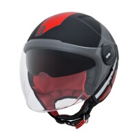 Aprilia A-Jethelm - schwarz/rot