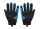 Vespa Handschuhe - schwarz/blau/weiß