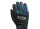 Vespa Handschuhe - schwarz/blau/weiß