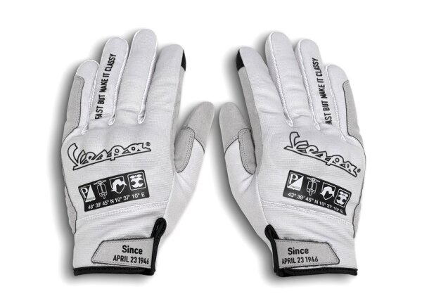 Vespa Handschuhe - grau/schwarz