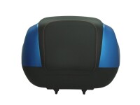 Piaggio 37L Topcase Kit mit lackiertem Deckel - matt blau (297/A)