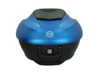 Piaggio 36L Topcase Kit mit lackiertem Deckel - matt blau