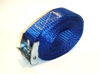 Spanngurt, Zurrgurt mit Klemmschloss  blau 2,5 m x 2,5 cm, LC250daN