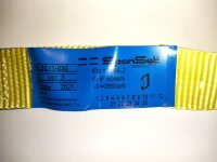 Spanngurt, Zurrgurt mit Klemmschloss gelb 2,5 m x 2,5 cm, LC250daN