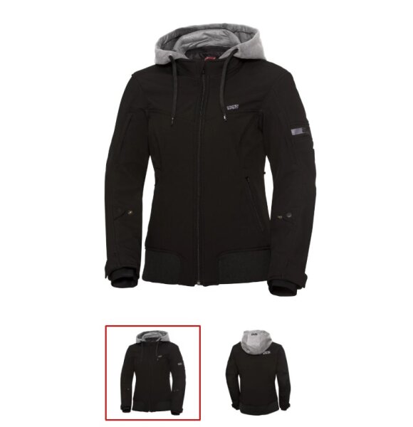 iXS Classic SO Damen Jacke Moto schwarz DXL