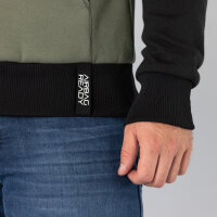 Rapid 1.0 Hoodie oliv-orange L