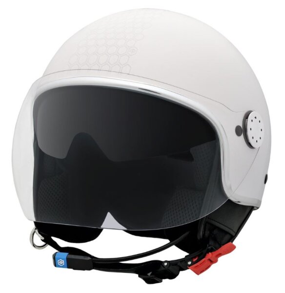 Piaggio Mirror Demi-Jet Helm - weiß