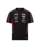 Aprilia T-Shirt Replica 2025 - Herren - schwarz/rot -...