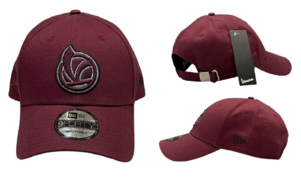 VESPA Dec Glitter Basball Cap Bordeaux Einheitsgröße
