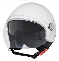 Piaggio Mirror Demi-Jet Helm - weiß