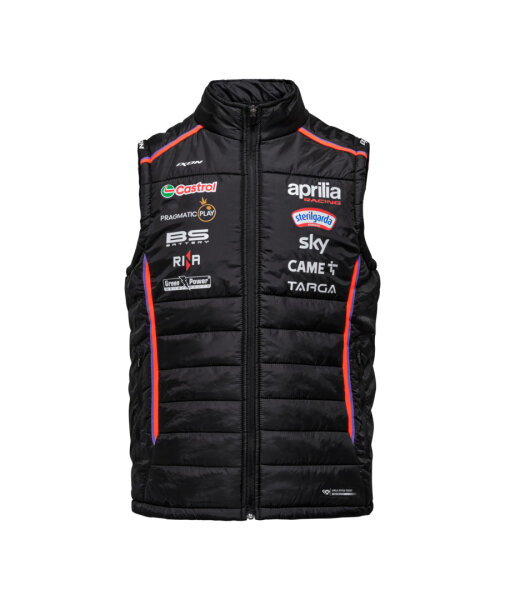 Aprilia Bodywarmer Replica 2025 - Herren - schwarz/rot- Größe 2XL