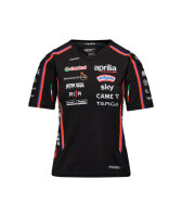 Aprilia T-Shirt Replica 2025 - Damen - schwarz/rot