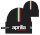 Aprilia Beanie mit Umschlag Racing 2025 - schwarz - Einheitsgröße