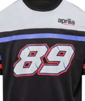 Aprilia T-Shirt Jorge Martin, Dual, schwarz