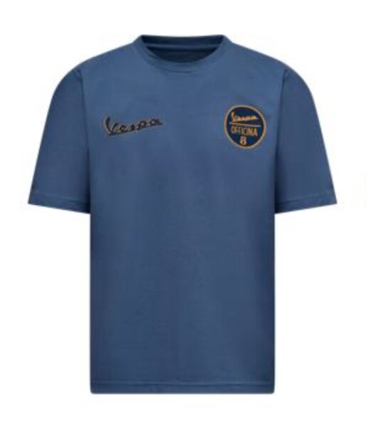 Vespa T-Shirt Officina 8 - Unisex - blau