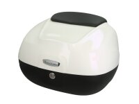 Piaggio 37L Topcase Kit mit lackiertem Deckel - weiß