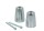 Vespa 36L Topcase lackiert - grau
