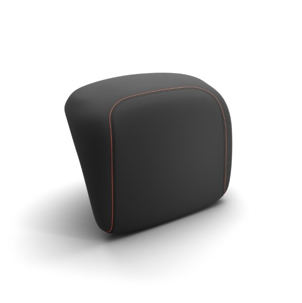 Vespa Rückenpolster - schwarz/rot