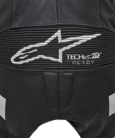 Aprilia Lederkombi Einteiler Throttle - schwarz/rot/weiß