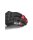 Aprilia Lederhandschuhe Throttle - Unisex - schwarz/rot/weiß