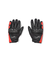 Aprilia Lederhandschuhe Twisties - Unisex - schwarz/rot/weiß