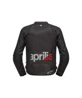 Aprilia Textiljacke Twisties - schwarz/rot/weiß