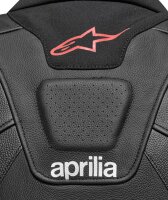 Aprilia Lederjacke Throttle - schwarz/rot/weiß
