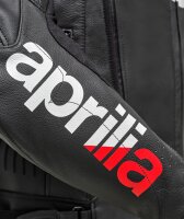 Aprilia Lederjacke Throttle - schwarz/rot/weiß