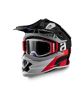 Aprilia Endurohelm Wheelie Full Face - schwarz/rot/weiß