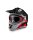 Aprilia Endurohelm Wheelie Full Face - schwarz/rot/weiß